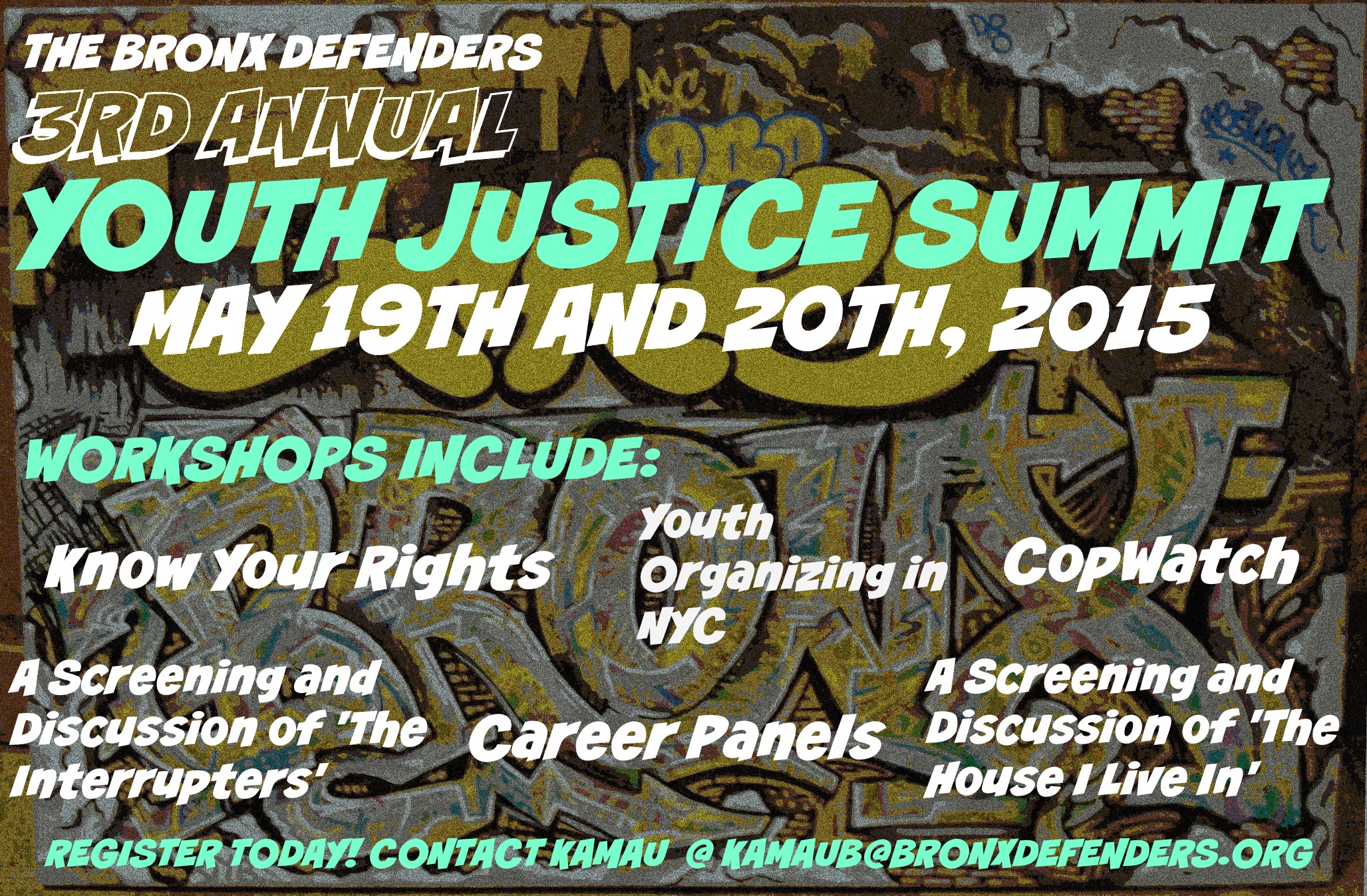 BxD’s Annual Youth Justice Summit coming up on May 19 and 20